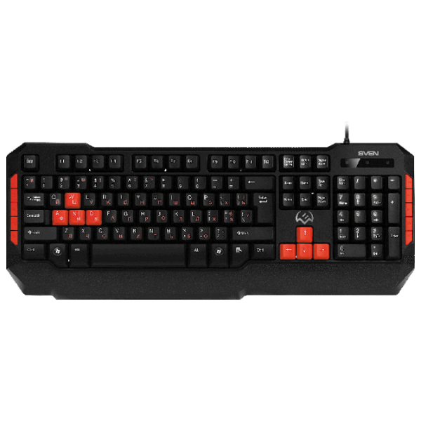 Tastatură Sven GS-9000 Black Gaming, Cu fir photo 2