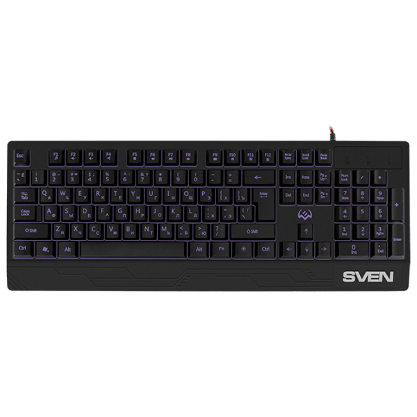 Tastatură Sven KB-G8300 Black Gaming, Cu fir photo 1