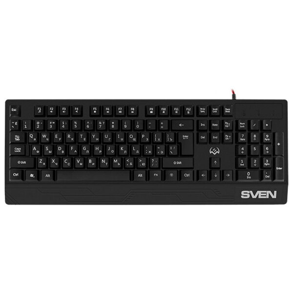 Tastatură Sven KB-G8300 Black Gaming, Cu fir photo 4
