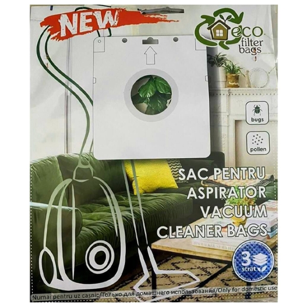 Мешок EcoFilterBags VP-77 (2114.1) Белый Бумага photo 2