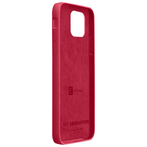 Чехол для смартфона Apple iPhone 12/ 12 Pro (Sensation) Красный Cellularline, Силикон, Back photo 2