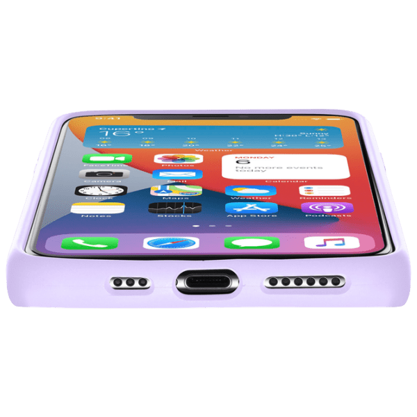Чехол для смартфона Apple iPhone 12/ 12 Pro (Sensation) Пурпурный Cellularline, Силикон, Back photo 3