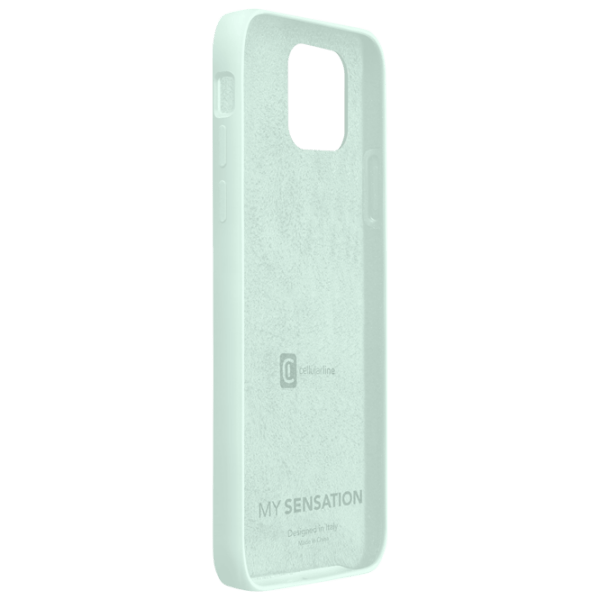 Чехол для смартфона Apple iPhone 12/ 12 Pro (Sensation) Зелёный Cellularline, Силикон, Back photo 2
