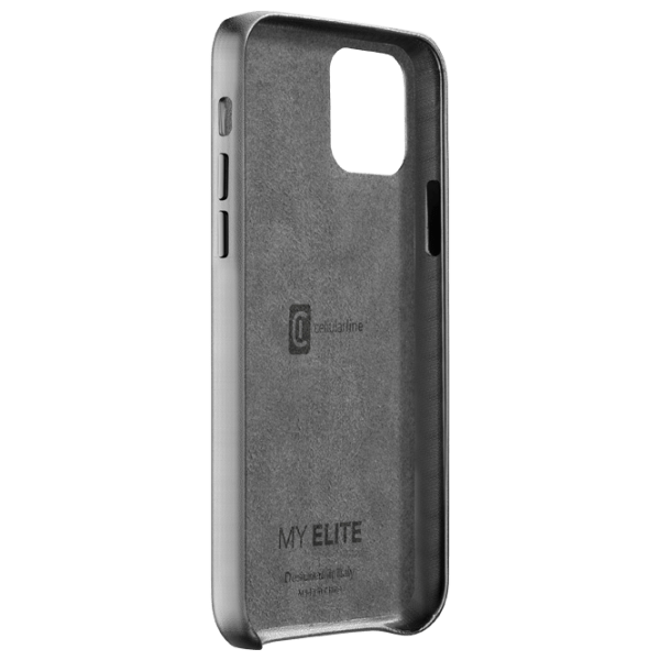 Husă pentru smartphone Apple iPhone 12 mini (Elite) Black Cellularline, Piele, Back photo 2