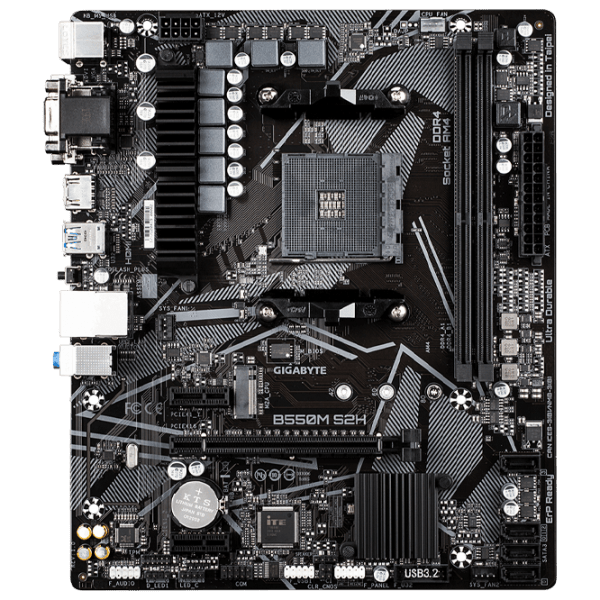 Материнская плата Gigabyte B550M S2H 1.0 mATX  photo 1