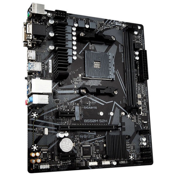 Материнская плата Gigabyte B550M S2H 1.0 mATX  photo 3