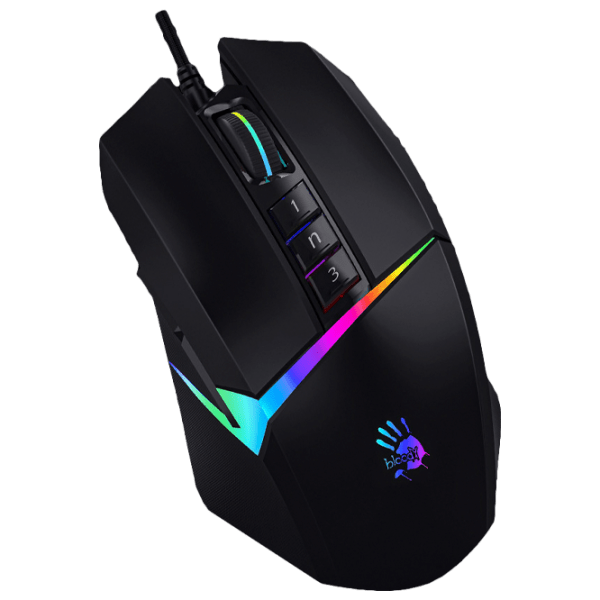 Mouse A4Tech Bloody W60 Max Black Cu fir / 10000 dpi photo 3