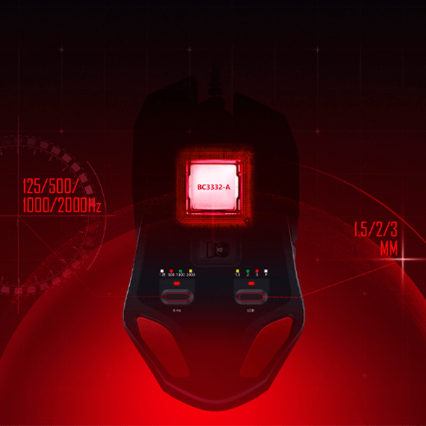 Mouse A4Tech Bloody W60 Max Black Cu fir / 10000 dpi photo 5