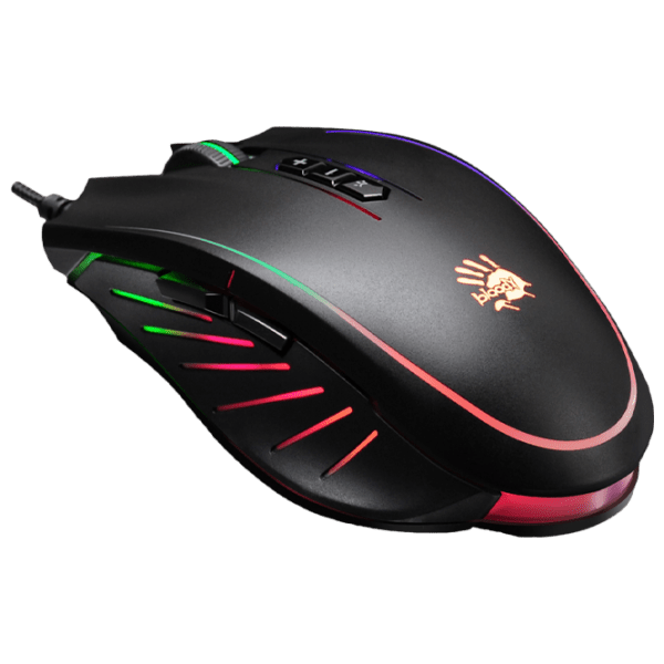 Mouse A4Tech Q81 Curve Bloody Black Cu fir / 3200 dpi photo 5