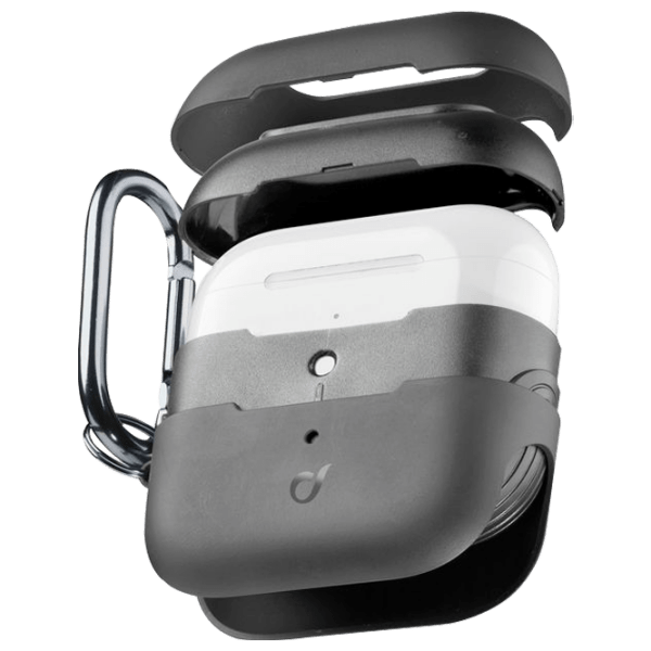 Чехол Cellularline Apple Airpods Pro Defender case, Черный  photo 2