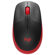 Мышь Logitech M190 Красный Беспроводные, 1000 dpi