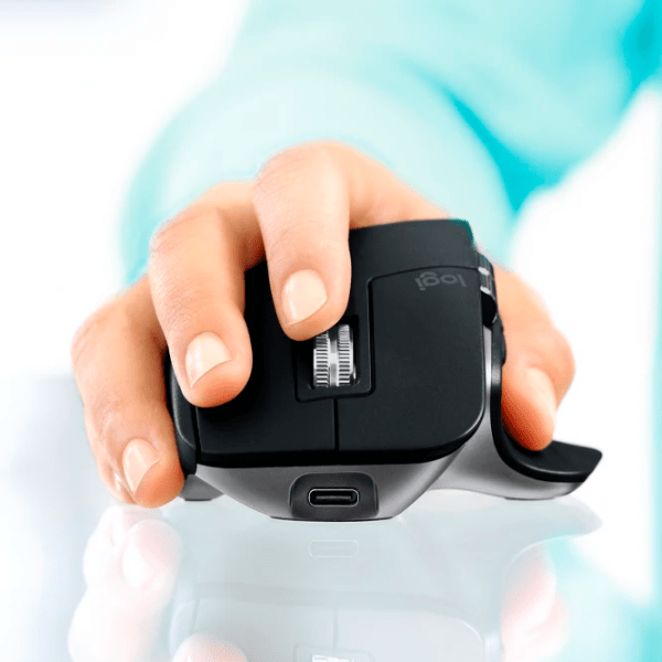 Mouse Logitech MX Master 3 for Mac Black Fără fir, 4000 dpi photo 5