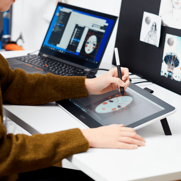 Graphic Tablet Wacom One 13, Чёрный Белый  photo 5