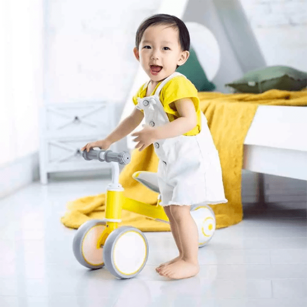 Tricicletă fără pedale Xiaomi Yo-Yo Car Yellow Oțel/ Pentru copii photo 5