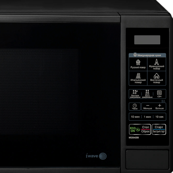 Микроволновая печь LG MS2042DB Черный Соло, 20л, 700 Вт photo 2