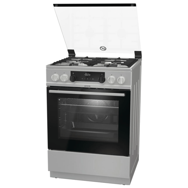 Плита Gorenje K 634 XF Нержавеющая сталь Тип плиты: Газовая, 71 л, Тип духовки: Электрическая photo 4