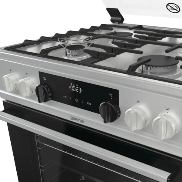 Плита Gorenje K 634 XF Нержавеющая сталь Тип плиты: Газовая, 71 л, Тип духовки: Электрическая photo 5