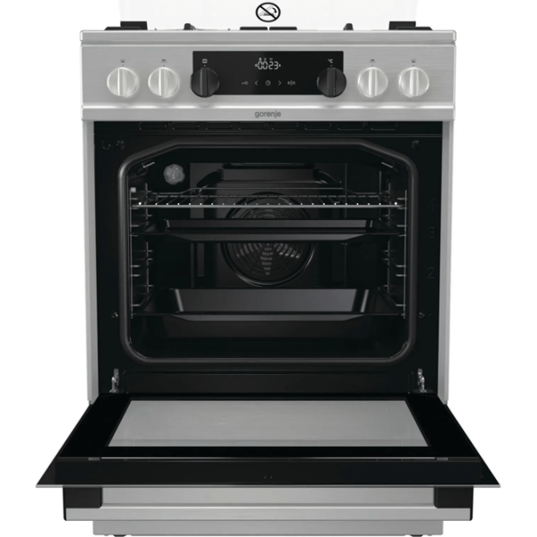 Плита Gorenje K 634 XF Нержавеющая сталь Тип плиты: Газовая, 71 л, Тип духовки: Электрическая photo 6