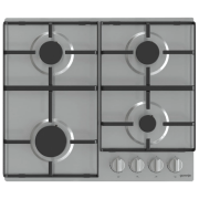 Plită încorporabilă pe gaz Gorenje G 640 EX Inox Inox, Gratare: Emailate