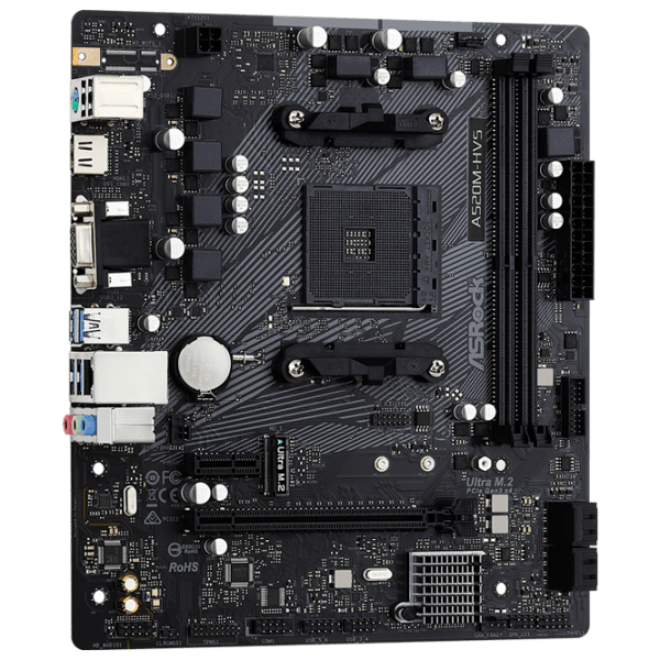 Placă de bază ASRock A520M-HVS mATX  photo 2