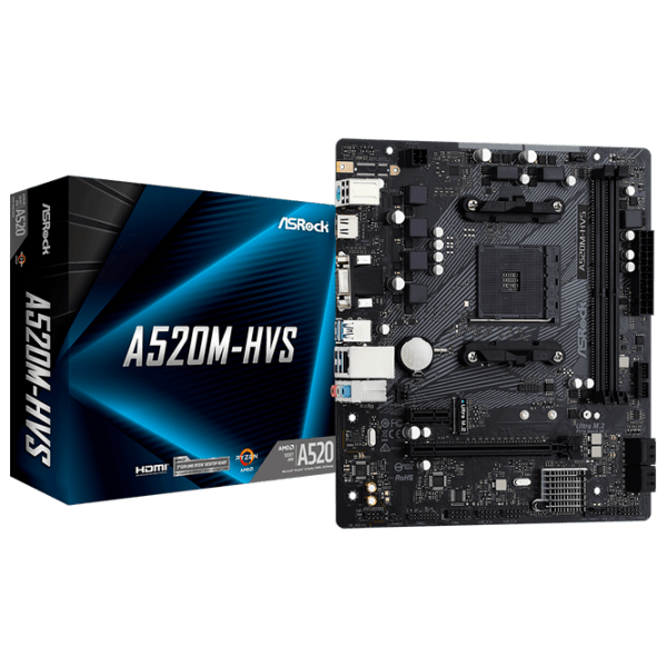 Placă de bază ASRock A520M-HVS mATX  photo 5