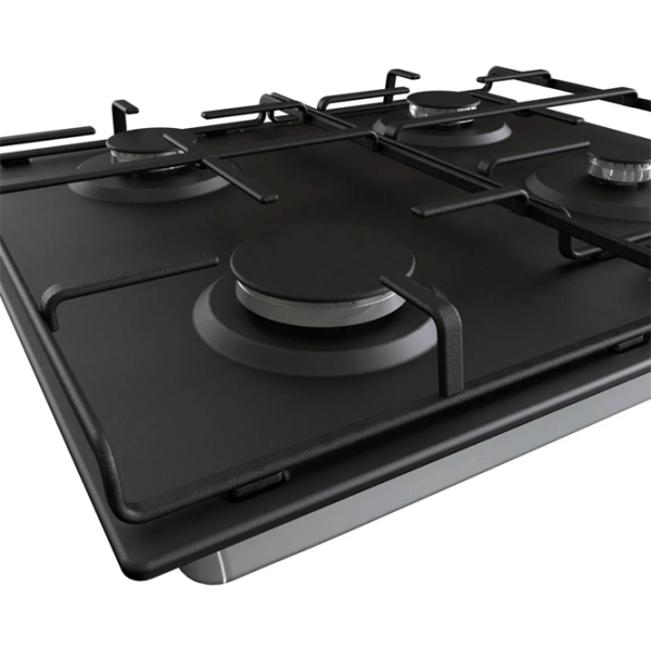 Plită încorporabilă pe gaz Gorenje G 640 EXB Black Oțel emailat, Gratare: Emailate photo 6