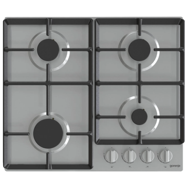 Газовая варочная панель Gorenje G 641 EX Нержавеющая сталь Нержавеющая сталь, Решетка: Чугунная photo 1