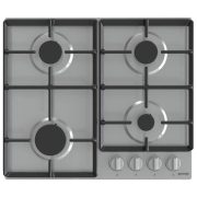 Plită încorporabilă pe gaz Gorenje G 641 EX Inox Inox, Gratare: Fontă