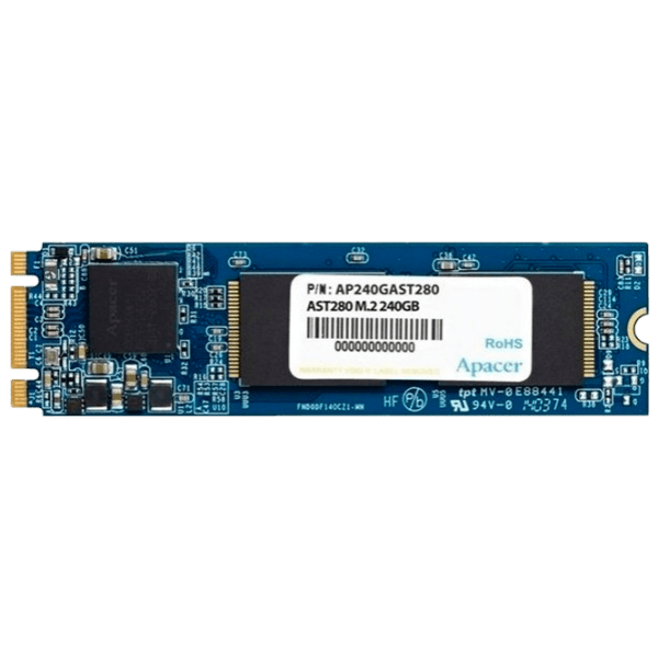 SSD Apacer AST280 M.2 240 GB Viteza de citire: 520 MB/ s,
Viteza de inscriere: 495 MB/ s photo 1