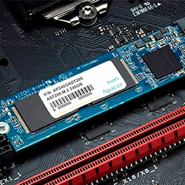 SSD Apacer AST280 M.2 240 GB Viteza de citire: 520 MB/ s,
Viteza de inscriere: 495 MB/ s photo 5