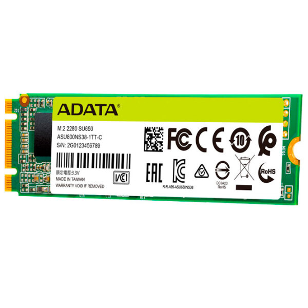 SSD ADATA SU650 M.2 2280 240 ГБ Скорость чтения: 550 MБ/ с,
Скорость записи: 510 MБ/ с photo 2