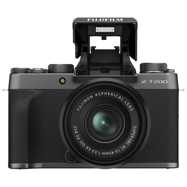 Cameră foto FujiFilm X-T200 + XC15-45mmF3.5-5.6 OIS PZ Kit Silver CMOS, 24.2 MP, f/ 3.5 - f/ 5.6 photo 3
