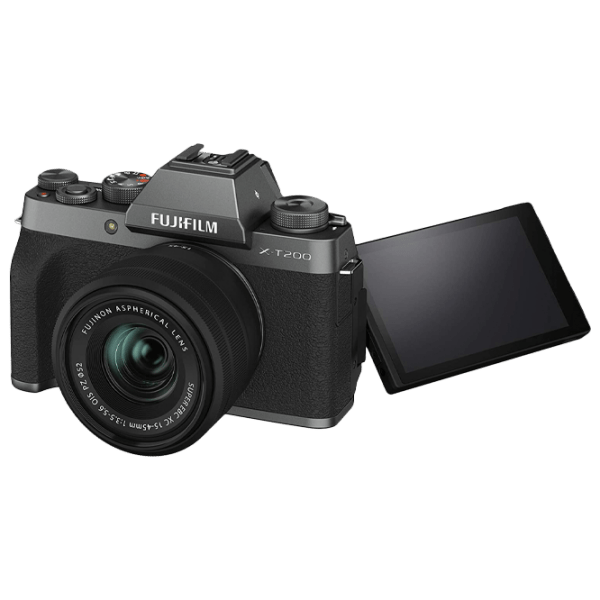 Cameră foto FujiFilm X-T200 + XC15-45mmF3.5-5.6 OIS PZ Kit Silver CMOS, 24.2 MP, f/ 3.5 - f/ 5.6 photo 5