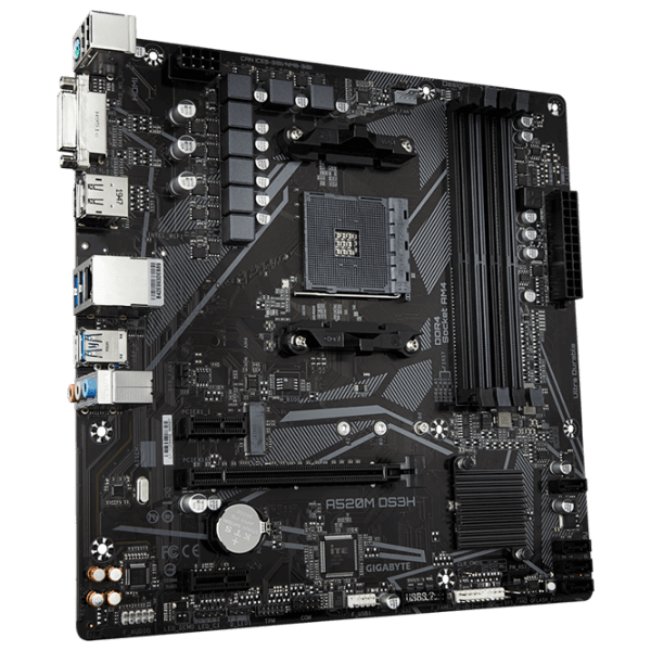 Материнская плата Gigabyte A520M DS3H 1.0 mATX  photo 1