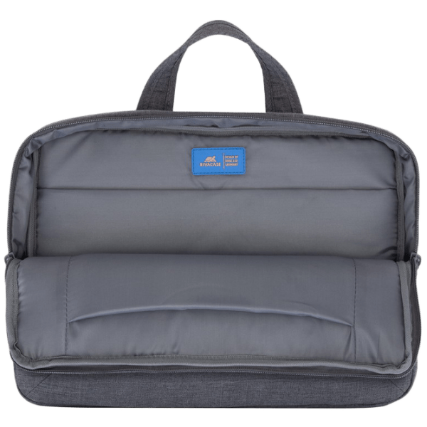 Geantă pentru laptop RivaCase Canvas 13.3" Gray  photo 3
