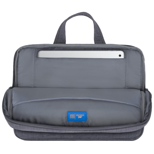 Geantă pentru laptop RivaCase Canvas 13.3" Gray  photo 6