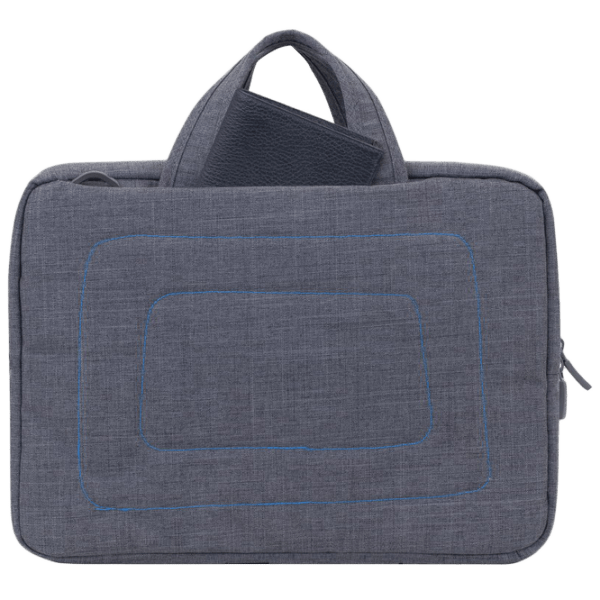 Geantă pentru laptop RivaCase Canvas 13.3" Gray  photo 12