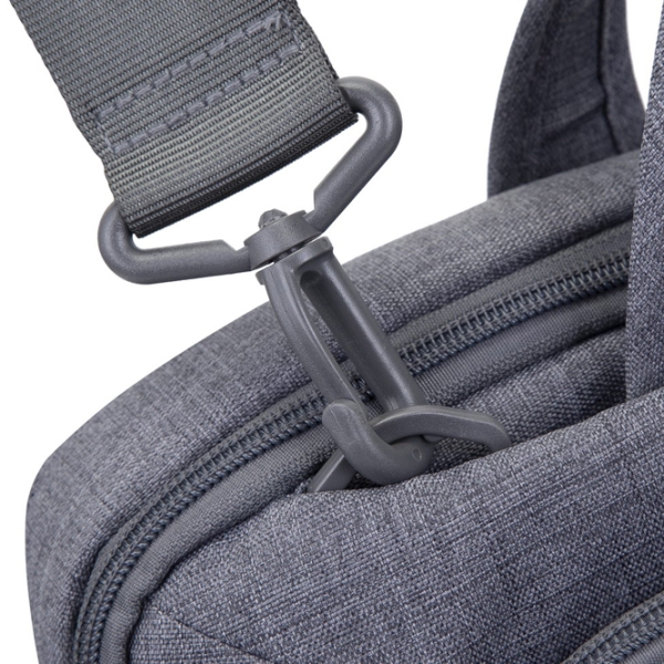 Geantă pentru laptop RivaCase Canvas 13.3" Gray  photo 15