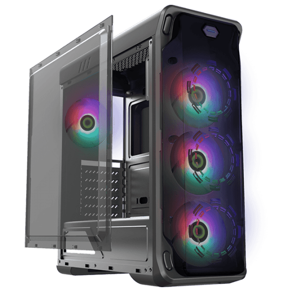 Корпус Gamemax Starlight FRGB Черный ITX photo 3