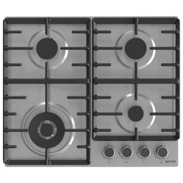 Газовая варочная панель Gorenje GW 642 ABX Нержавеющая сталь Нержавеющая сталь, Решетка: Чугунная photo 1
