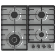 Газовая варочная панель Gorenje GW 642 ABX Нержавеющая сталь Нержавеющая сталь, Решетка: Чугунная