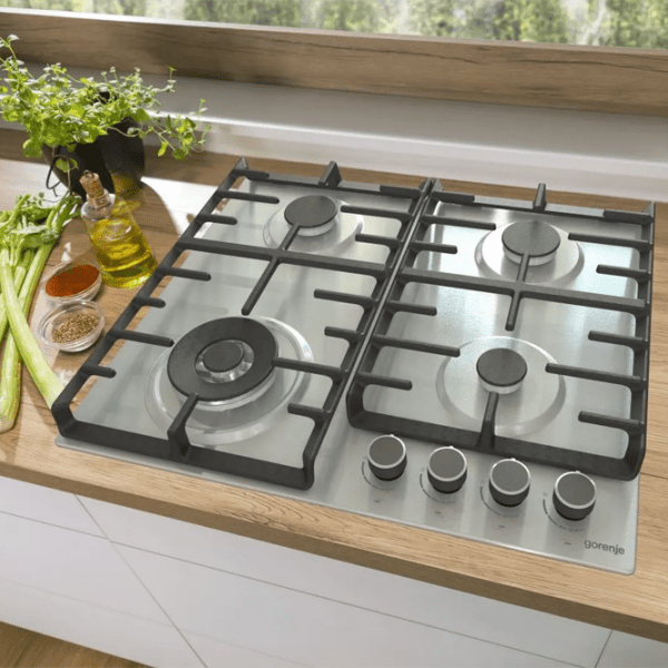 Газовая варочная панель Gorenje GW 642 ABX Нержавеющая сталь Нержавеющая сталь, Решетка: Чугунная photo 8