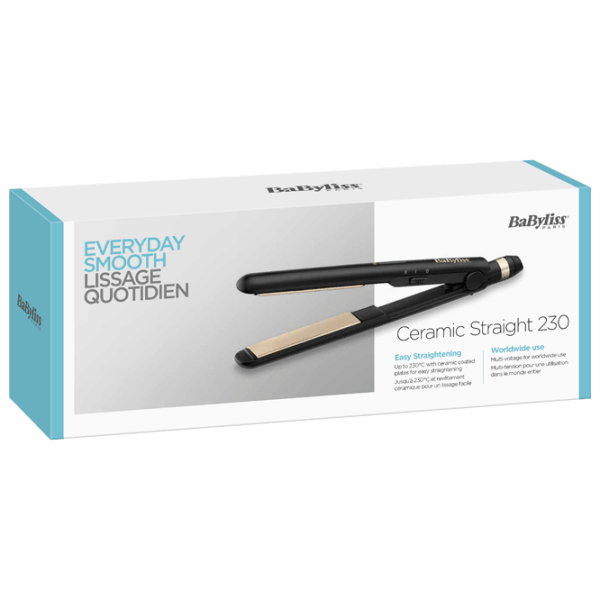 Выпрямитель для волос Babyliss ST089E Черный Выпрямление / Керамическое / 230 °C photo 5