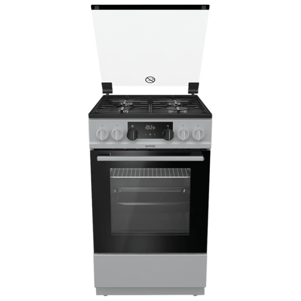 Плита Gorenje K 5341 SH Серебристый Тип плиты: Газовая, 70 л, Тип духовки: Электрическая photo 1