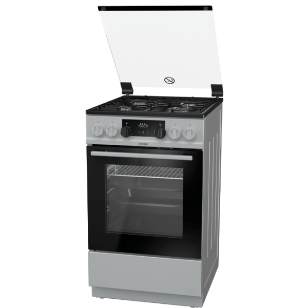 Плита Gorenje K 5341 SH Серебристый Тип плиты: Газовая, 70 л, Тип духовки: Электрическая photo 4