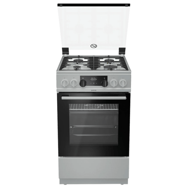 Aragaz Gorenje K 5341 XF Inox Tipul plitei: Pe gaz, 70 l, Tipul cuptorului: Electric photo 1
