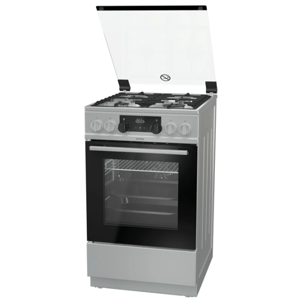 Aragaz Gorenje K 5341 XF Inox Tipul plitei: Pe gaz, 70 l, Tipul cuptorului: Electric photo 4