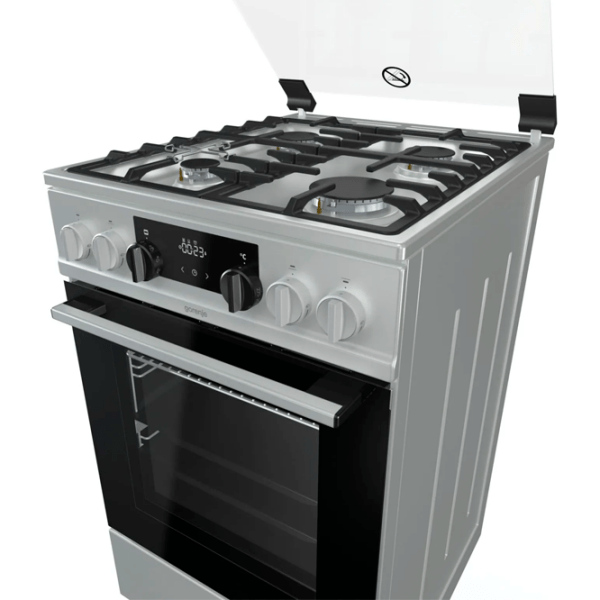Aragaz Gorenje K 5341 XF Inox Tipul plitei: Pe gaz, 70 l, Tipul cuptorului: Electric photo 5