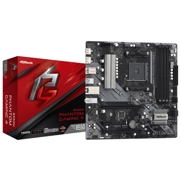 Материнская плата ASRock B550 PHANTOM GAMING 4 mATX  photo 5
