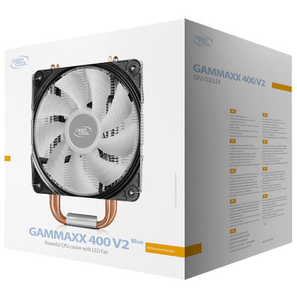 Cooler Deepcool GAMMAXX 400 V2 Blue  photo 8
